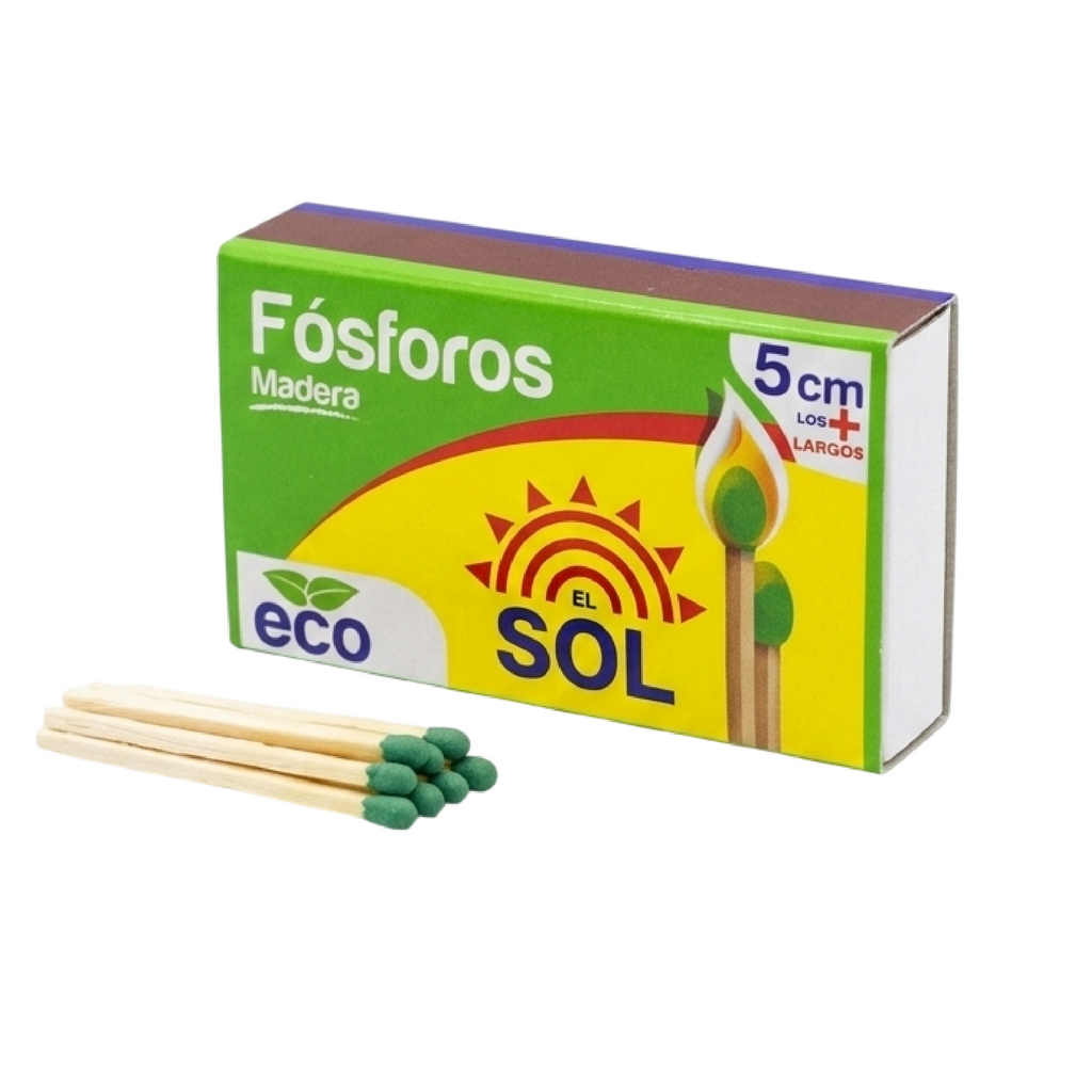 FOSFOROS ECO- EL SOL AMARILLOS X 200 UNIDADES