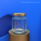 FRASCO DE VIDRIO HEXAGONAL #1 MB80H