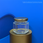 FRASCO DE VIDRIO HEXAGONAL MINI MB50H