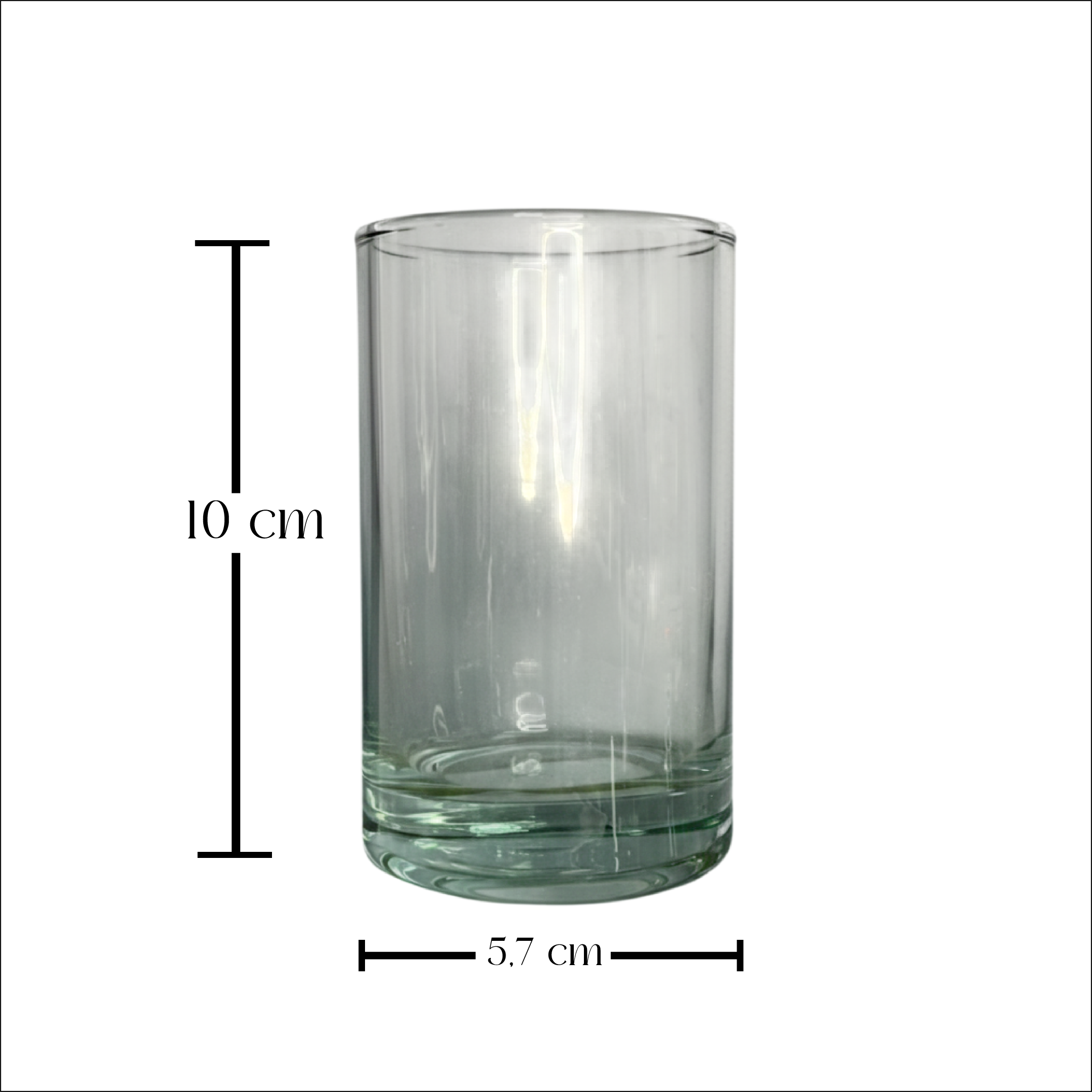 FRASCO DE VIDRIO 5X10 TRANSPARENTE - Imagen 2