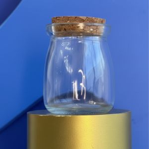 FRASCO DE VIDRIO CON CORCHO #1(100ML) MB100