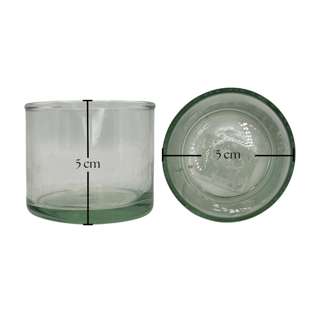 FRASCO DE VIDRIO VASO VELON 5X5 - Imagen 2