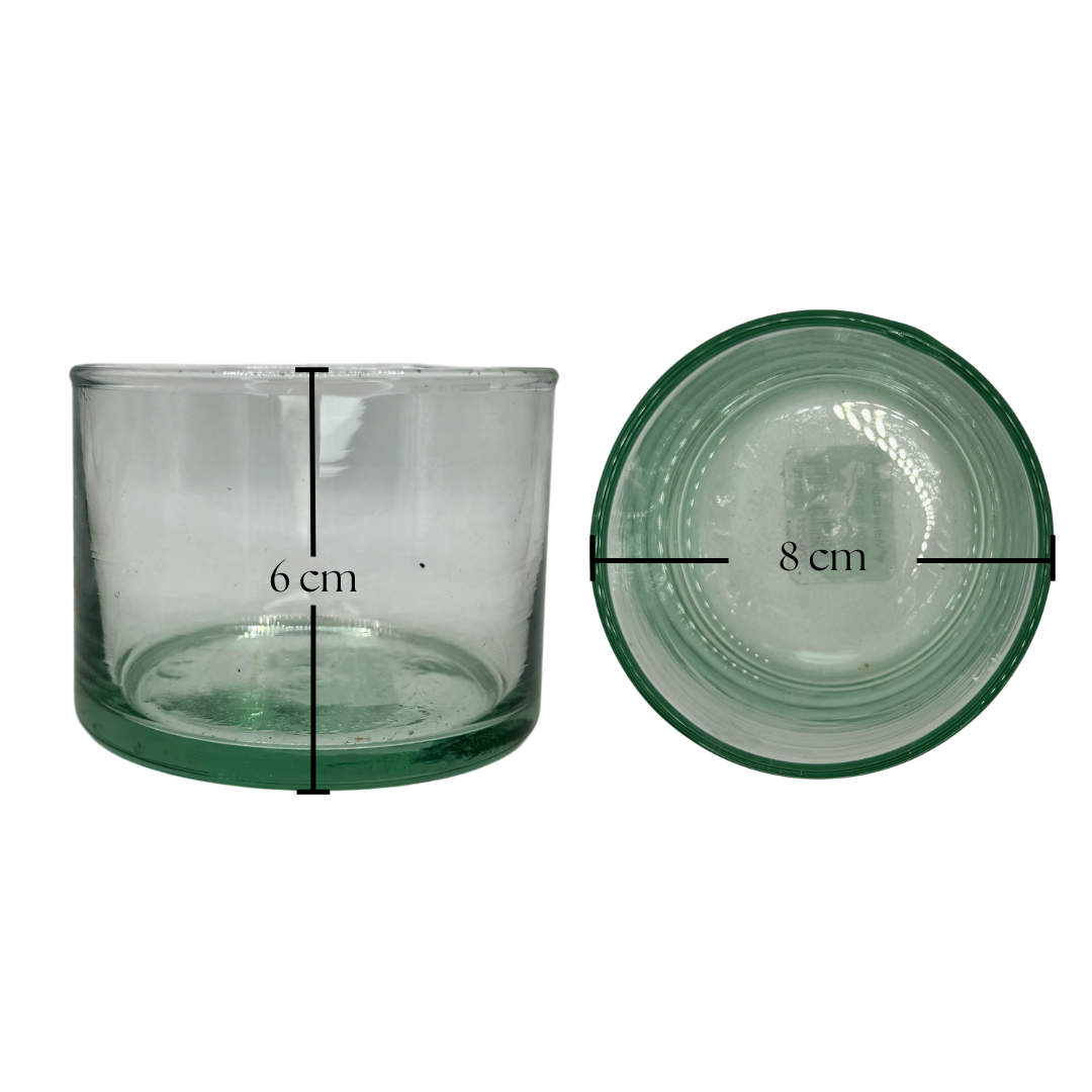 FRASCO DE VIDRIO 8X6 TRANSPARENTE - Imagen 2