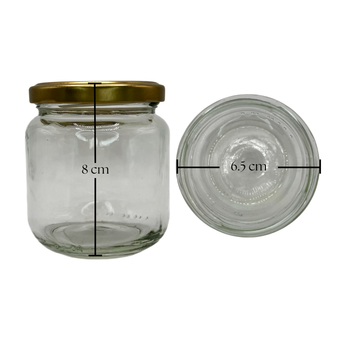 FRASCO DE VIDRIO COMPOTA GRANDE 2670 - Imagen 2