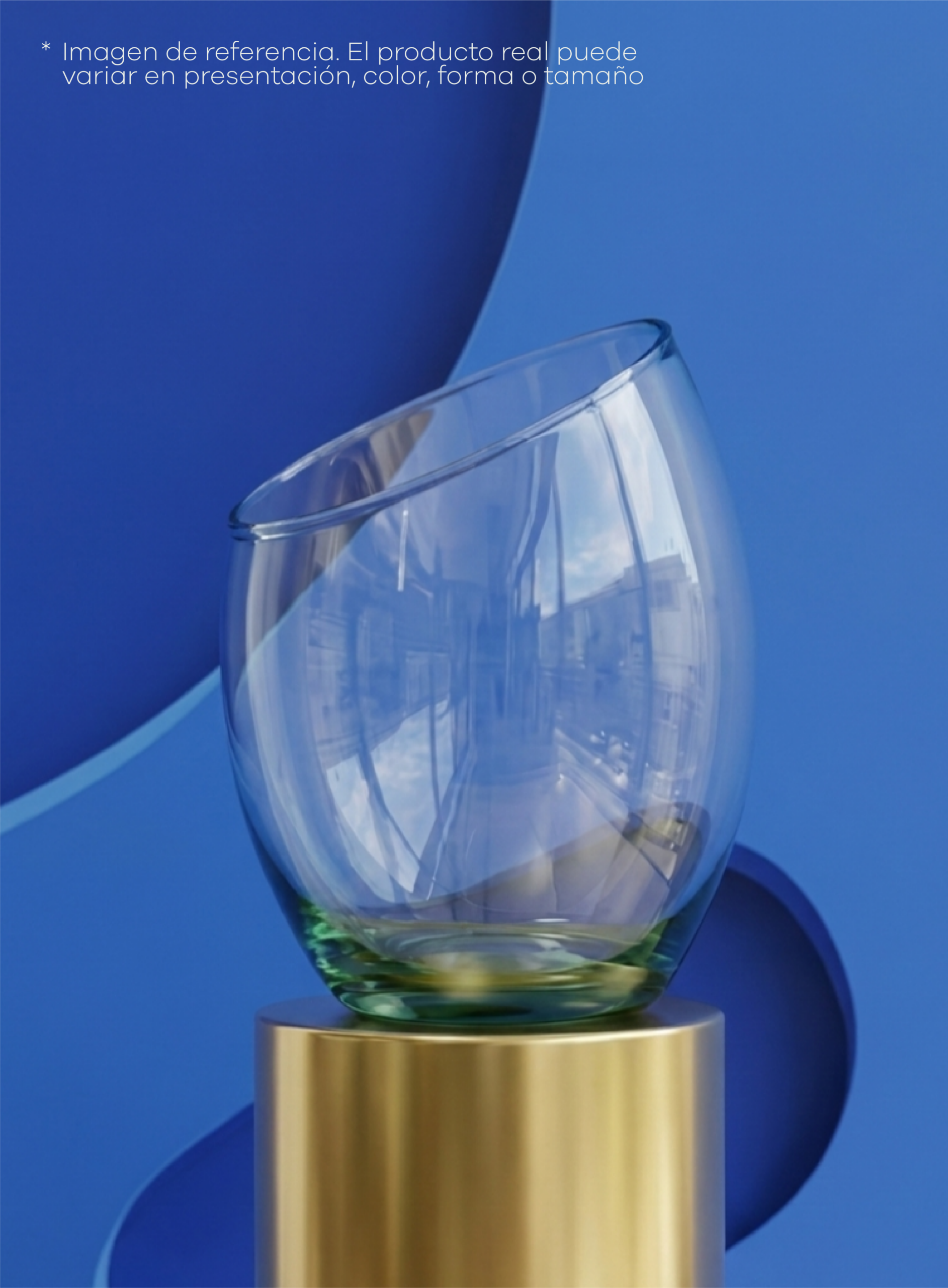 FRASCO DE VIDRIO FLORERO