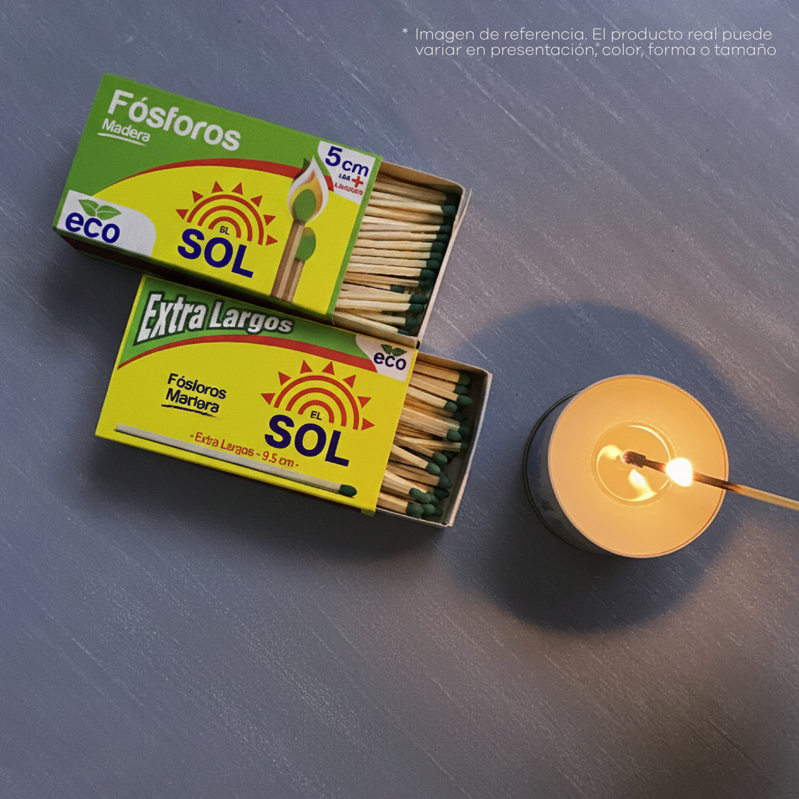 FOSFOROS ECO-EL SOL EXTRALARGOS X 50 UND