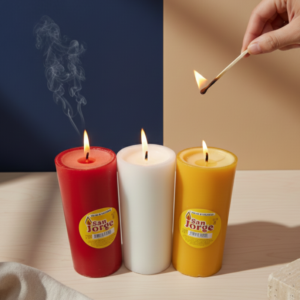 VELÓN SAN JORGE #21 BLANCO