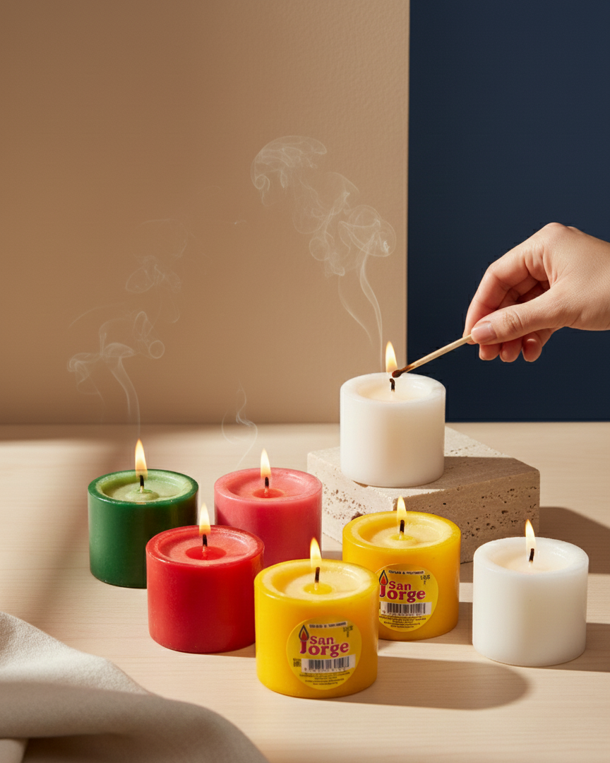 VELÓN SAN JORGE #0 BLANCO