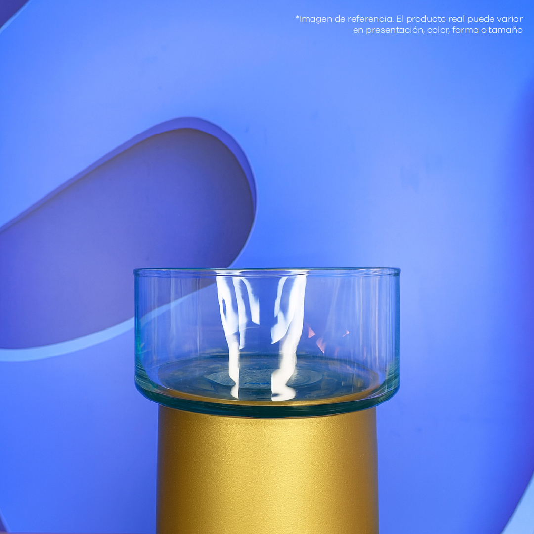 FRASCO DE VIDRIO 10X5 TRANSPARENTE