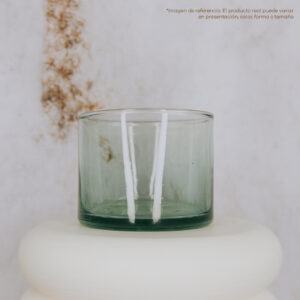 FRASCO DE VIDRIO 8X6 TRANSPARENTE