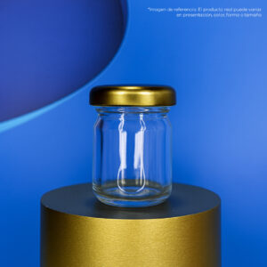 FRASCO DE VIDRIO MINI LARGUITO (38-2000BL)