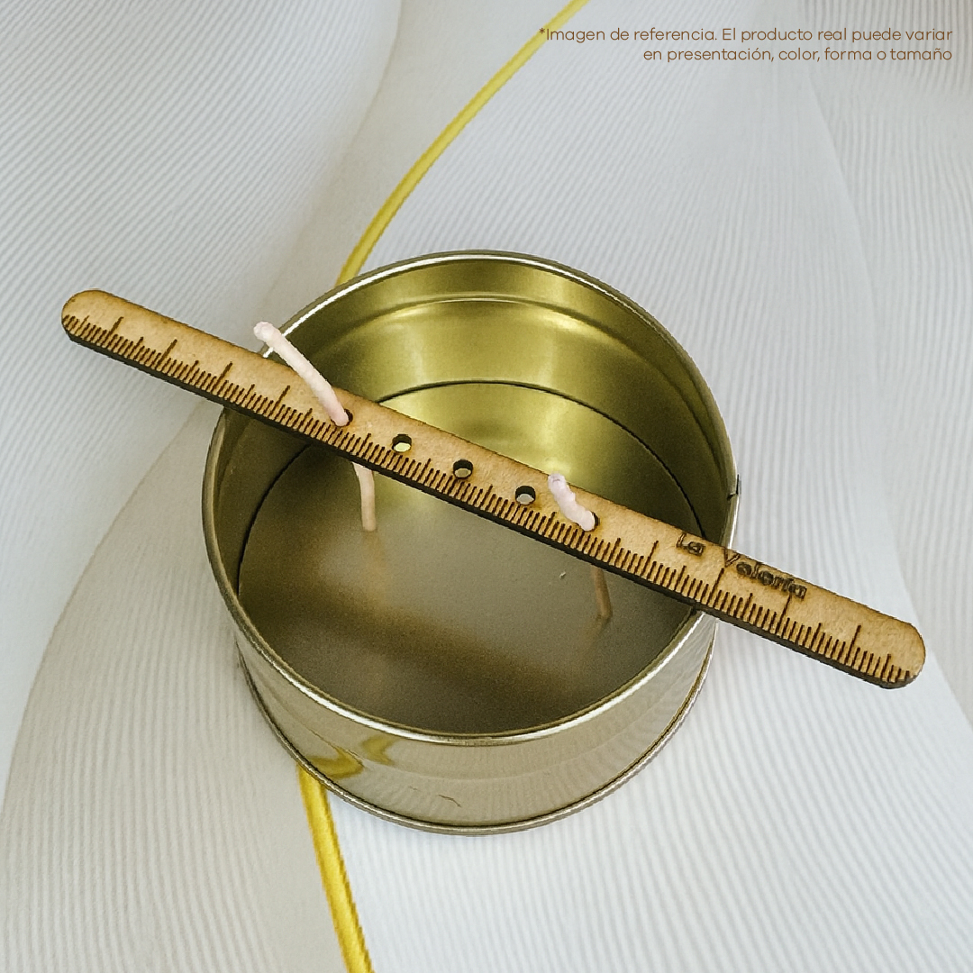 SUJETADOR DE PABILO CON REGLA