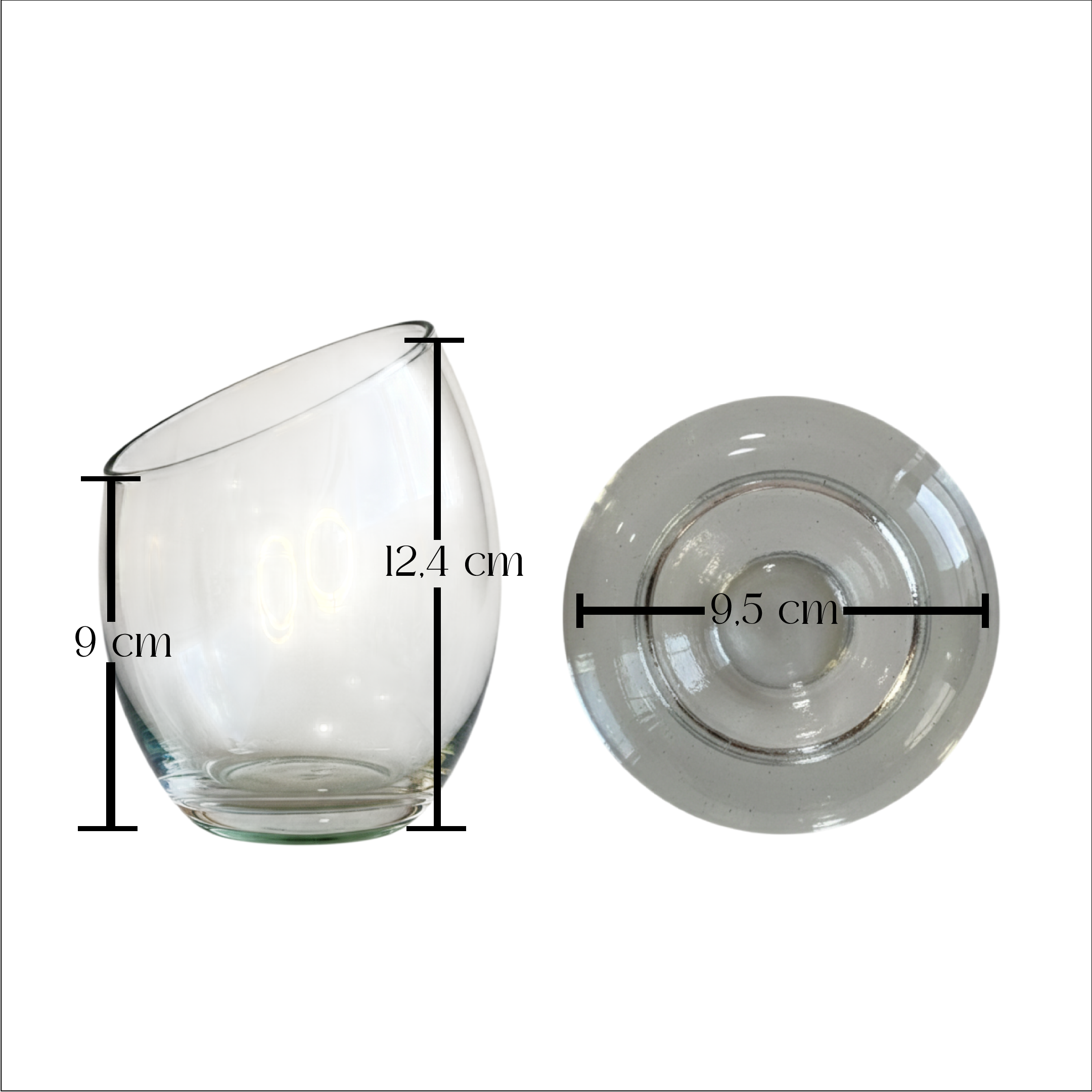 FRASCO DE VIDRIO FLORERO - Imagen 2